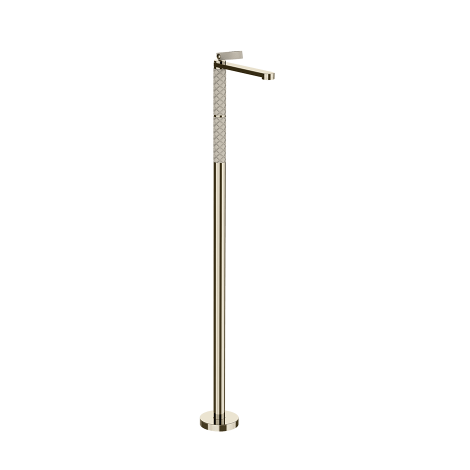 Gessi Washbasin Mixer 78495 in Crème/Nickel Pvd