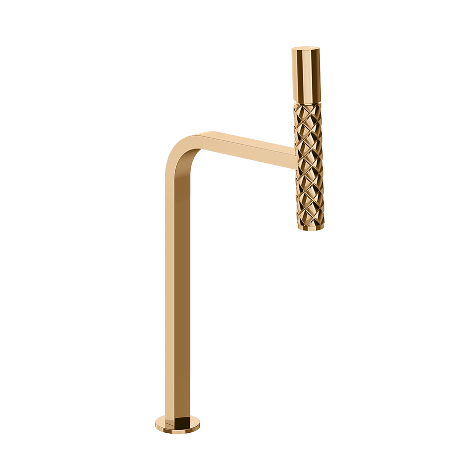 Gessi Washbasin Mixer 78504 in Warm Bronze Pvd