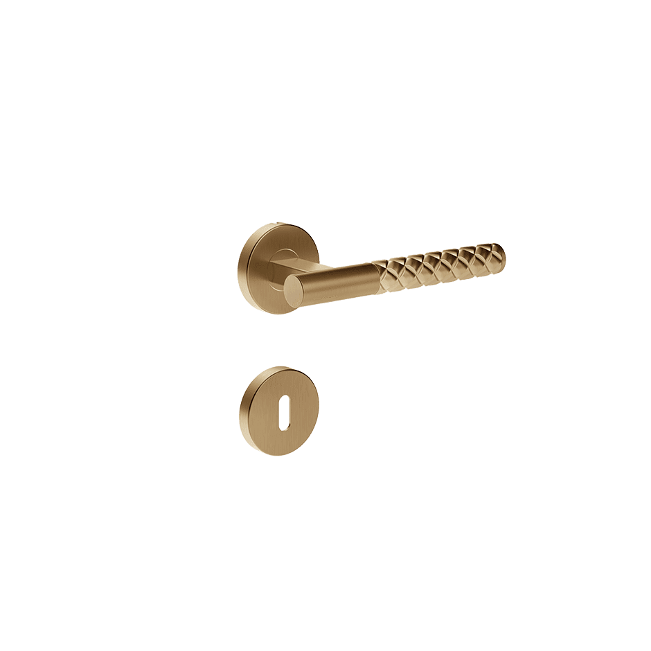 Gessi Internal Door Handle 78540 in Warm Bronze Br. Pvd