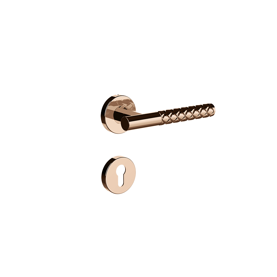 Gessi Internal Door Handle 78541 in Copper Pvd