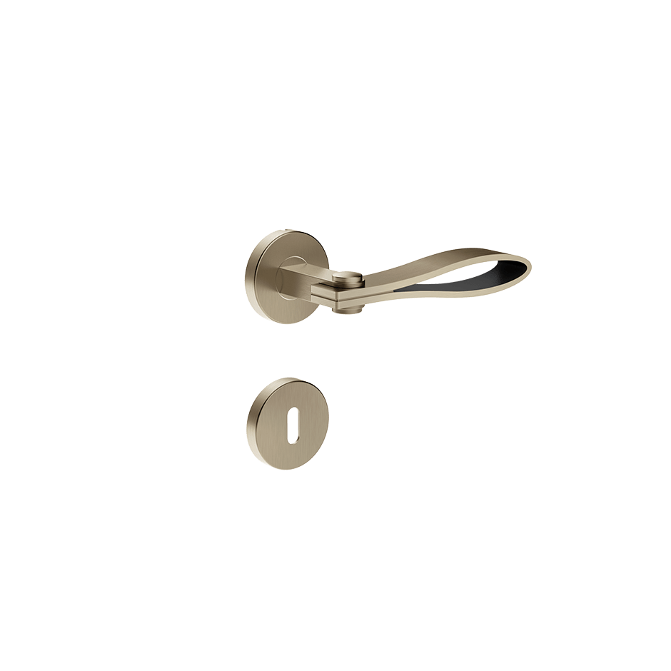 Gessi Internal Door Handle 78544 in Finox Brushed Nickel