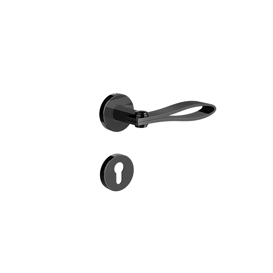 Gessi Internal Door Handle 78545 in Black Metal Pvd
