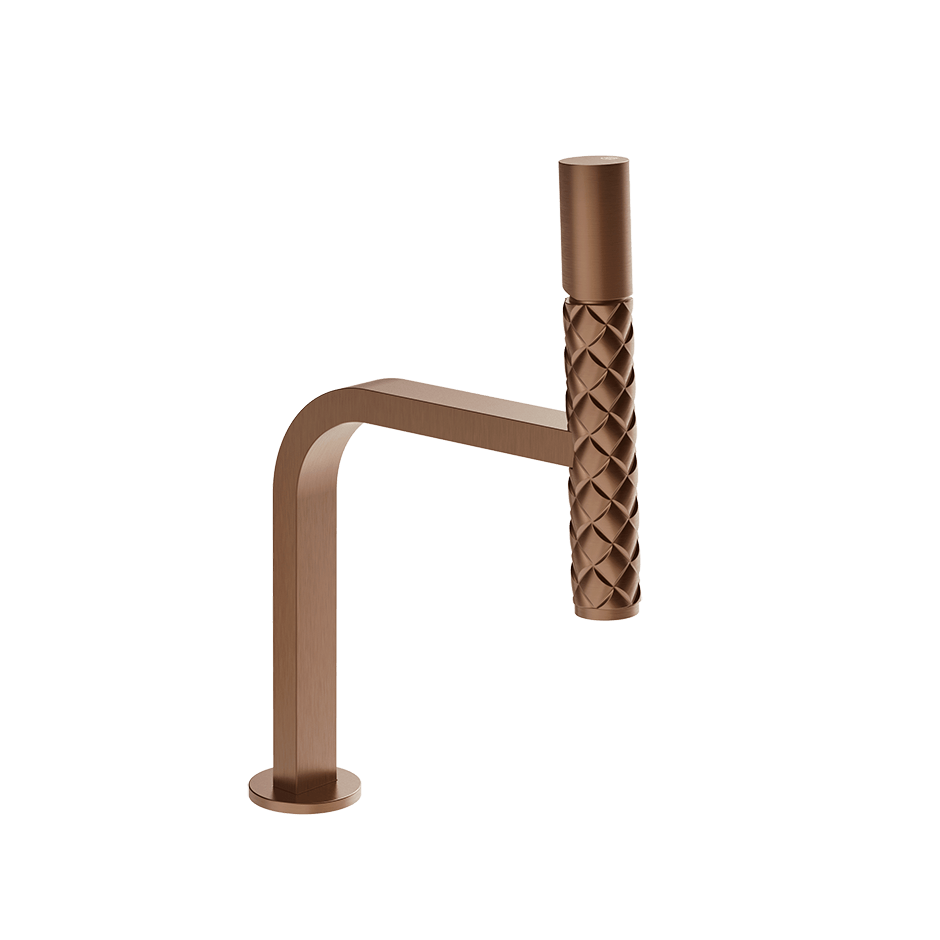 Gessi Washbasin Mixer 78551 in Copper Brushed Pvd