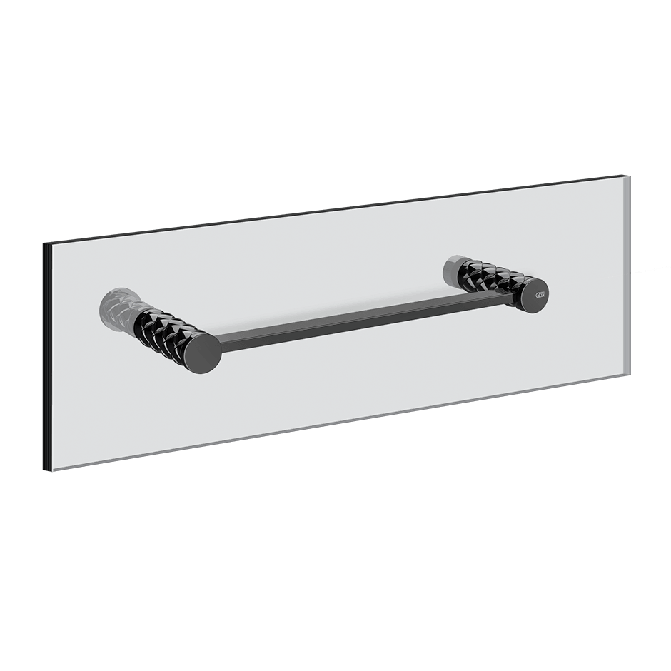 Gessi Towel Rail 78611 in Black Metal Pvd