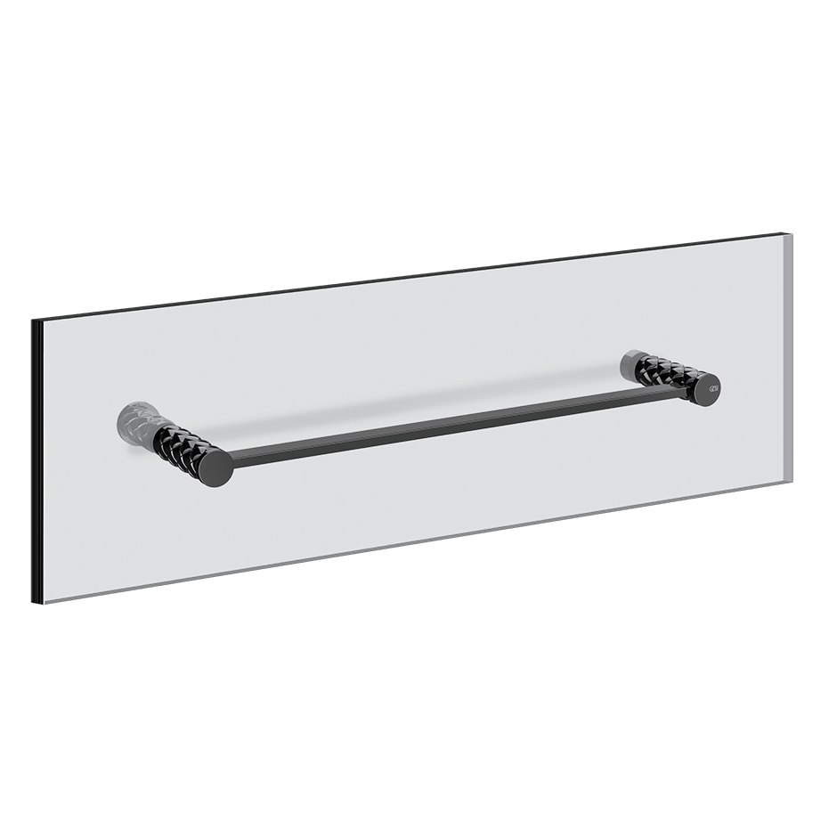 Gessi Towel Rail 78613 in Black Metal Pvd