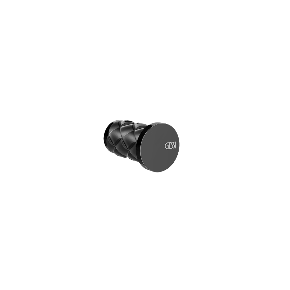Gessi Robe Hook 78621 in Nero/Black Metal Pvd
