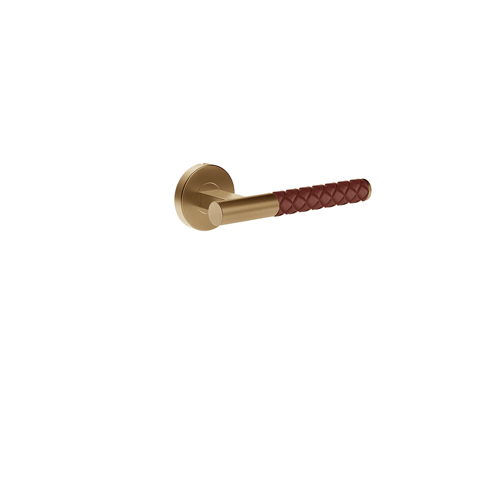 Gessi Internal Door Handle 78642 in Red Cherry/Warm Bronze Br. Pvd