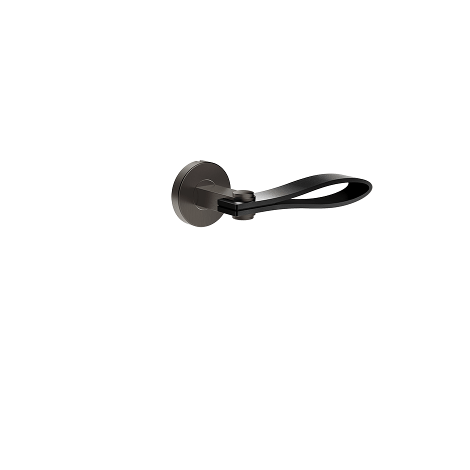 Gessi Internal Door Handle 78646 in Nero/Black Metal Brushed Pvd