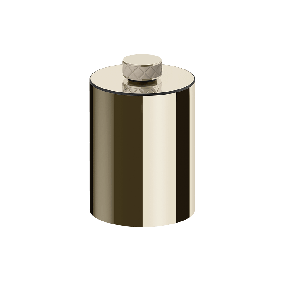 Gessi Waste-Paper Basket 78690 in Crème/Nickel Pvd