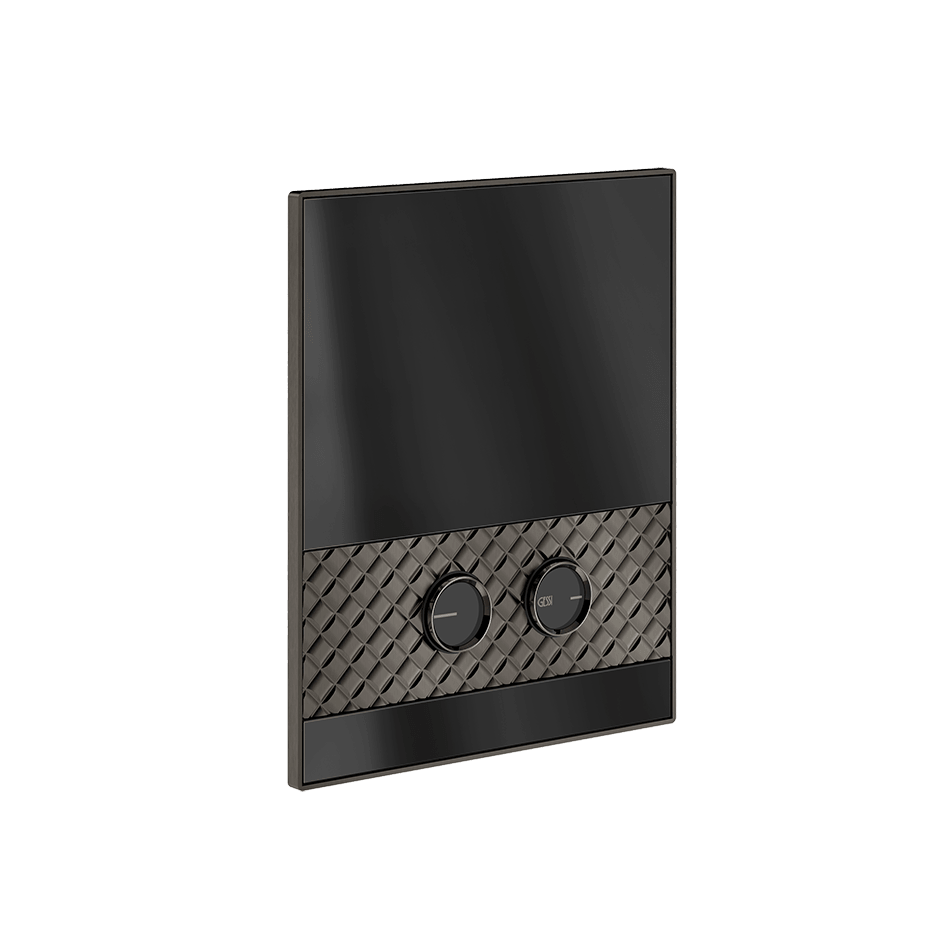 Gessi Flush Plate 78811 in Black Metal Br. Pvd