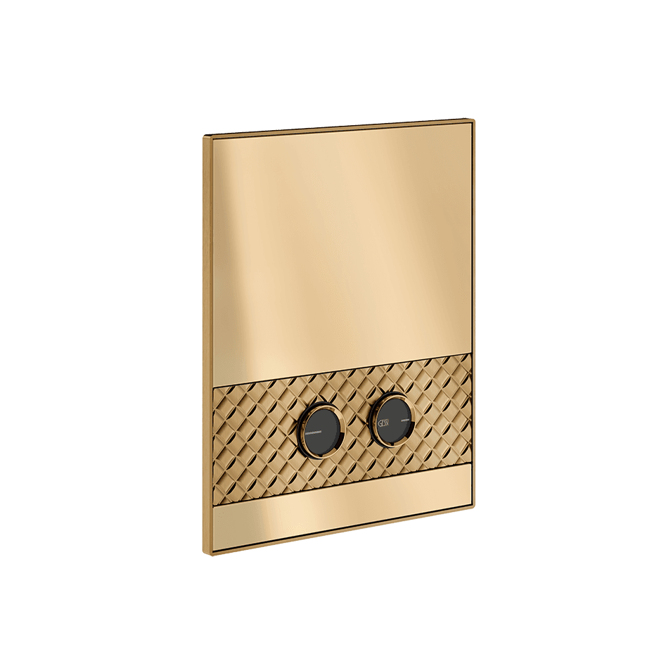 Gessi Flush Plate 78821 in Warm Bronze Br. Pvd