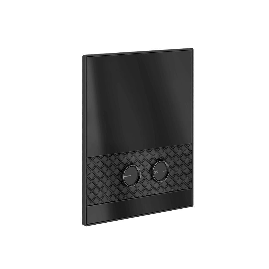 Gessi Flush Plate 78921 in Nero/Matte Black