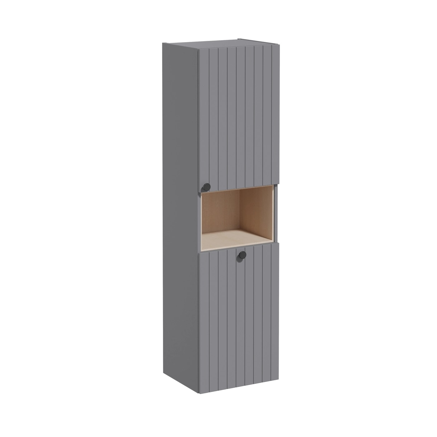 VitrA Root Groove Tall Unit with Laundry Basket - 40cm 69102