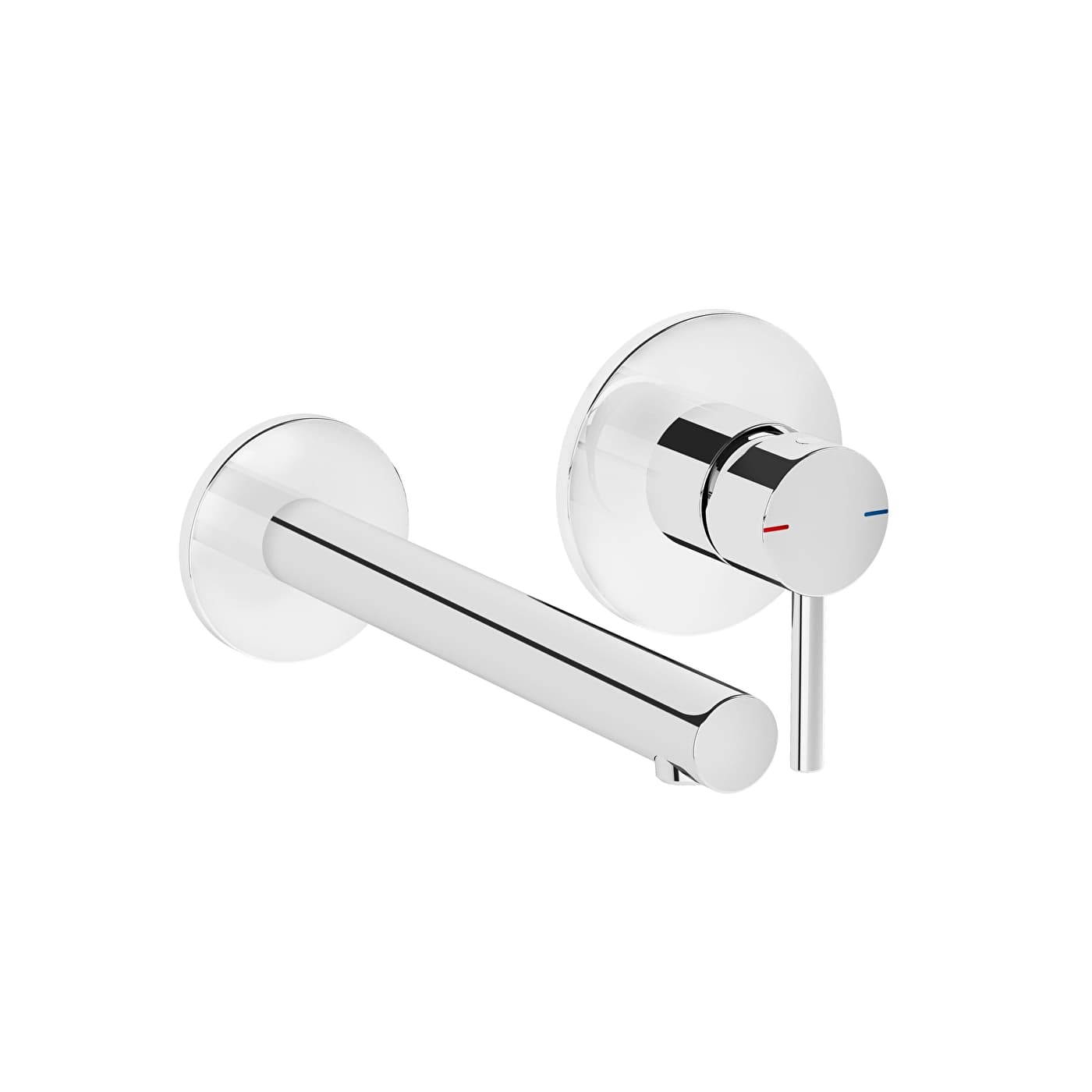 VitrA Origin chrome wall-mounted basin mixer