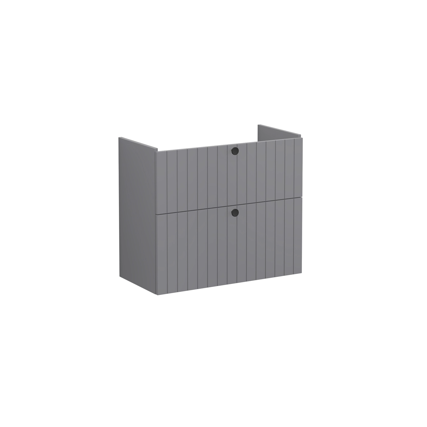VitrA Root Groove, Vanity unit, 80 cm, compact,two drawers 68990