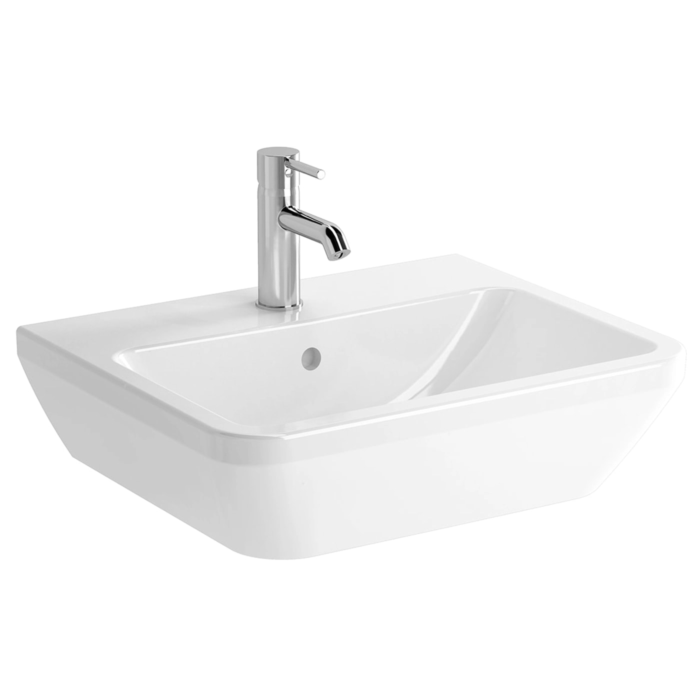 VitrA Integra Square Washbasin - 55cm 7049L003-0001