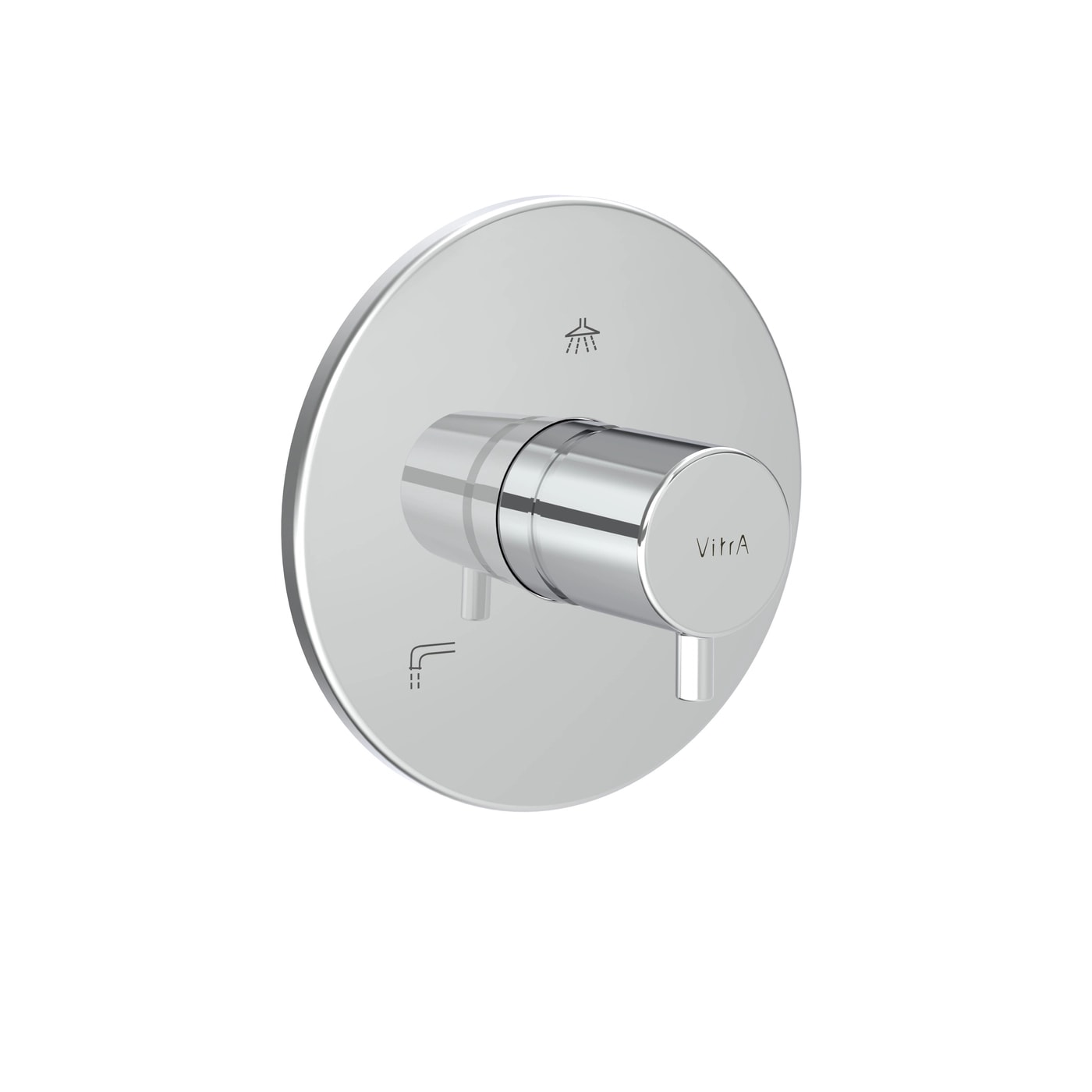 VitrA Aquaheat Thermostatic Built-in Diverter - Round A43378EXP