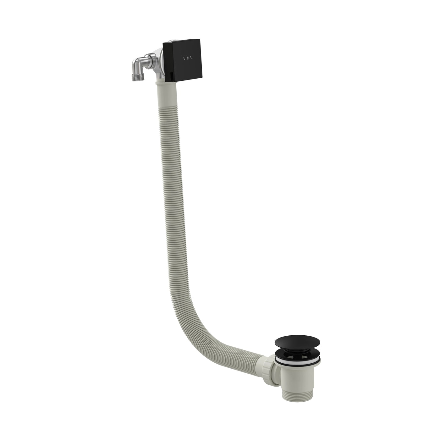 VitrA Square exo bath filler - Matt black 5704104