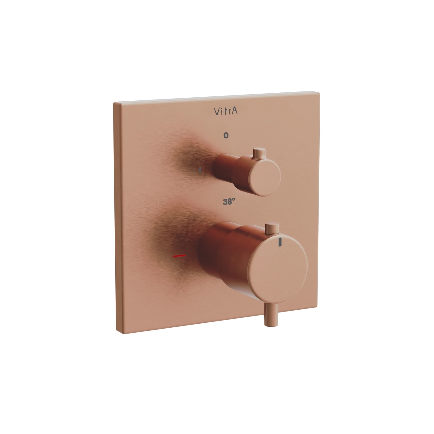 VitrA Aquaheat Thermostatic Built-in Shower Mixer - Square A4335824EXP
