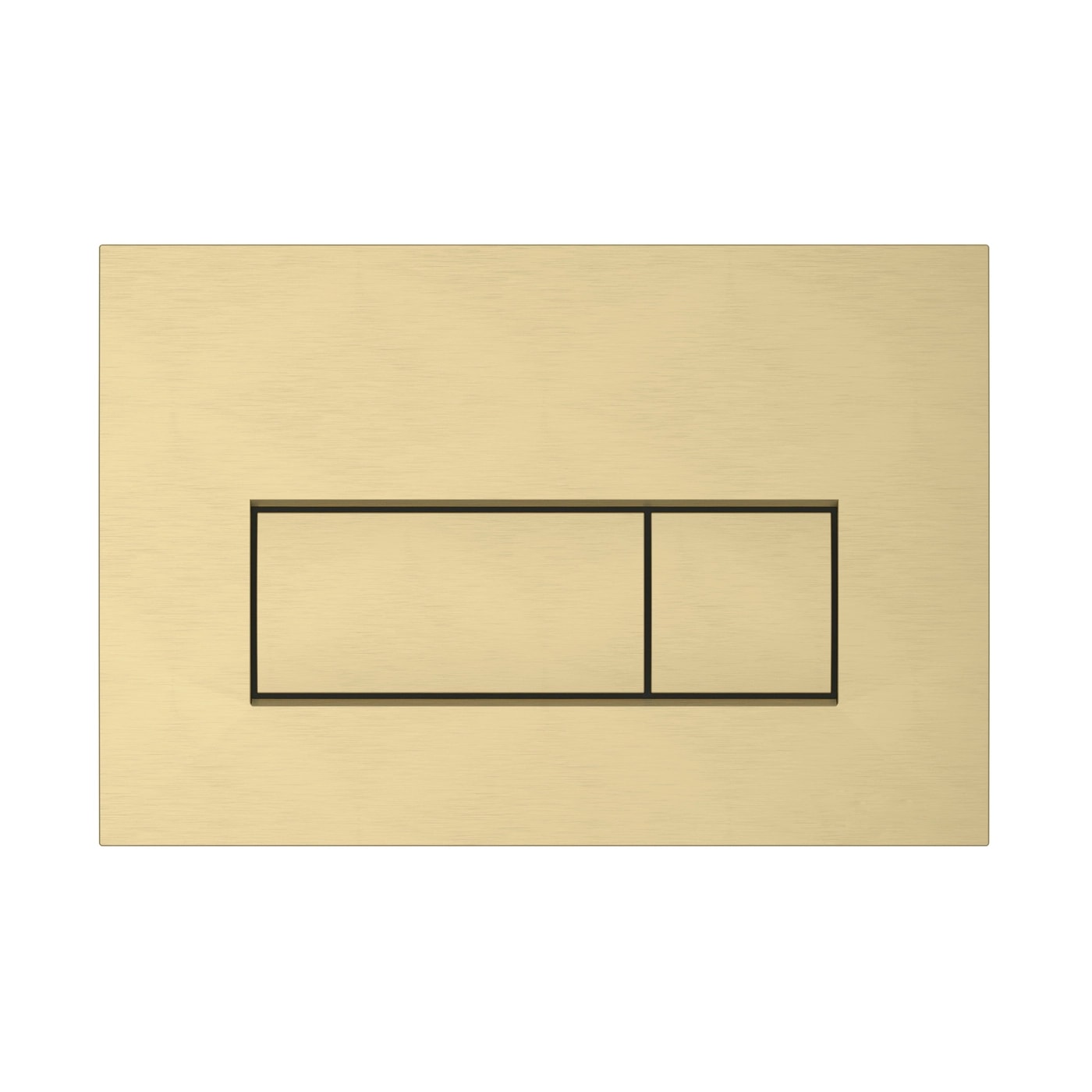 VitrA Loop Square Flush Plate - Brushed Brass 740-2325