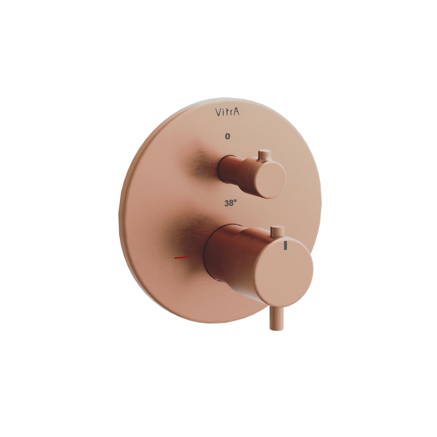 VitrA Aquaheat Thermostatic Built-in Shower Mixer - Round A4334824EXP