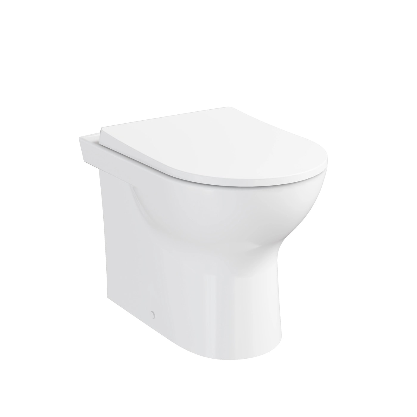 VitrA S20 Round Back-to-Wall WC Pan, 52cm 7706L003-0075
