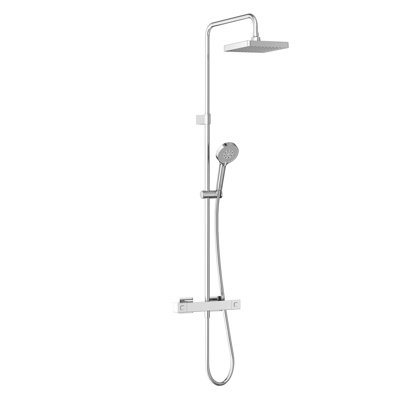 VitrA Aqua Base Square Thermostatic Shower Column A47306EXP
