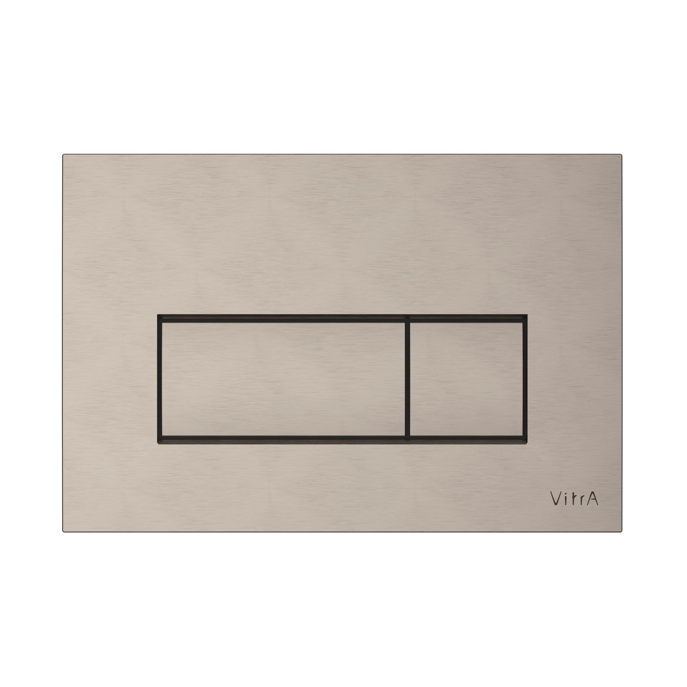 VitrA Loop Square Flush Plate - Brushed Nickel 740-2395