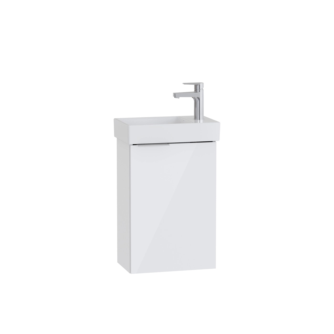 VitrA S20 Square Wall-hung Washbasin Unit – 45cm 80019