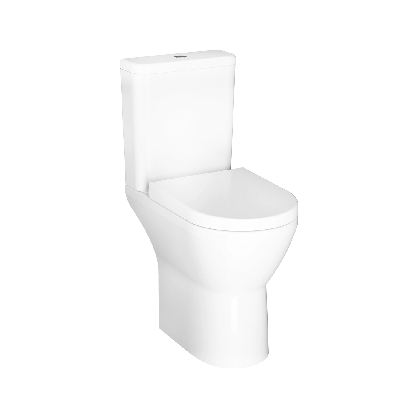 VitrA Integra Close-Coupled Toilet - Open Back - Comfort Height 7094B003-7200