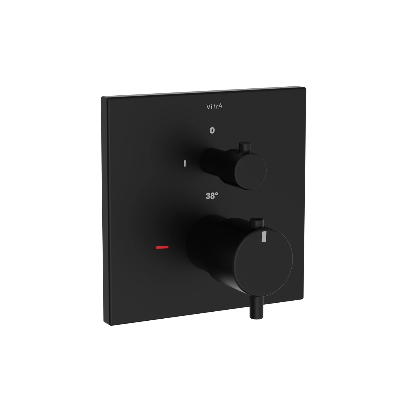 VitrA Aquaheat Thermostatic Built-in Bath/Shower Mixer - Square A4326836EXP