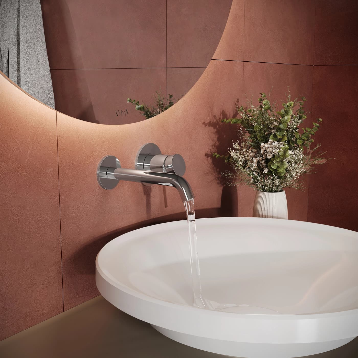 Minimax Round Concealed Basin Mixer A43537