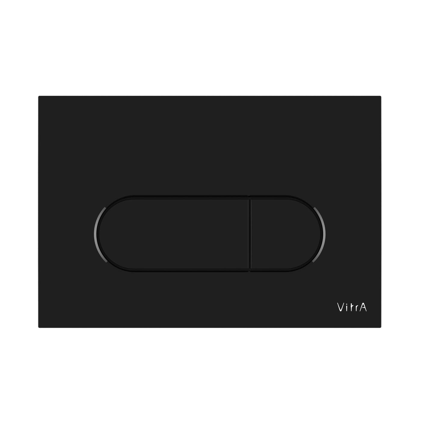 Loop Round Flush Plate - Glossy Black 740-2250