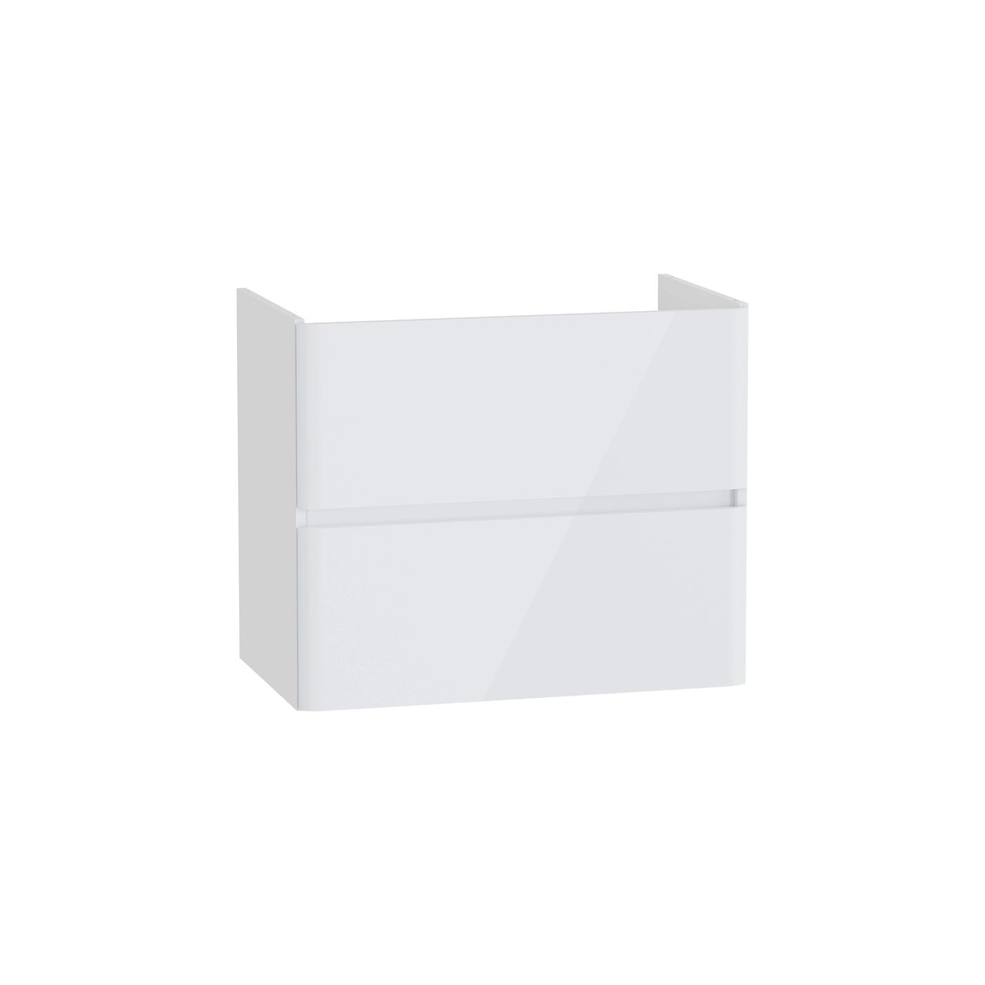 VitrA S20 Round Wall-hung Washbasin Unit – 80cm 81271