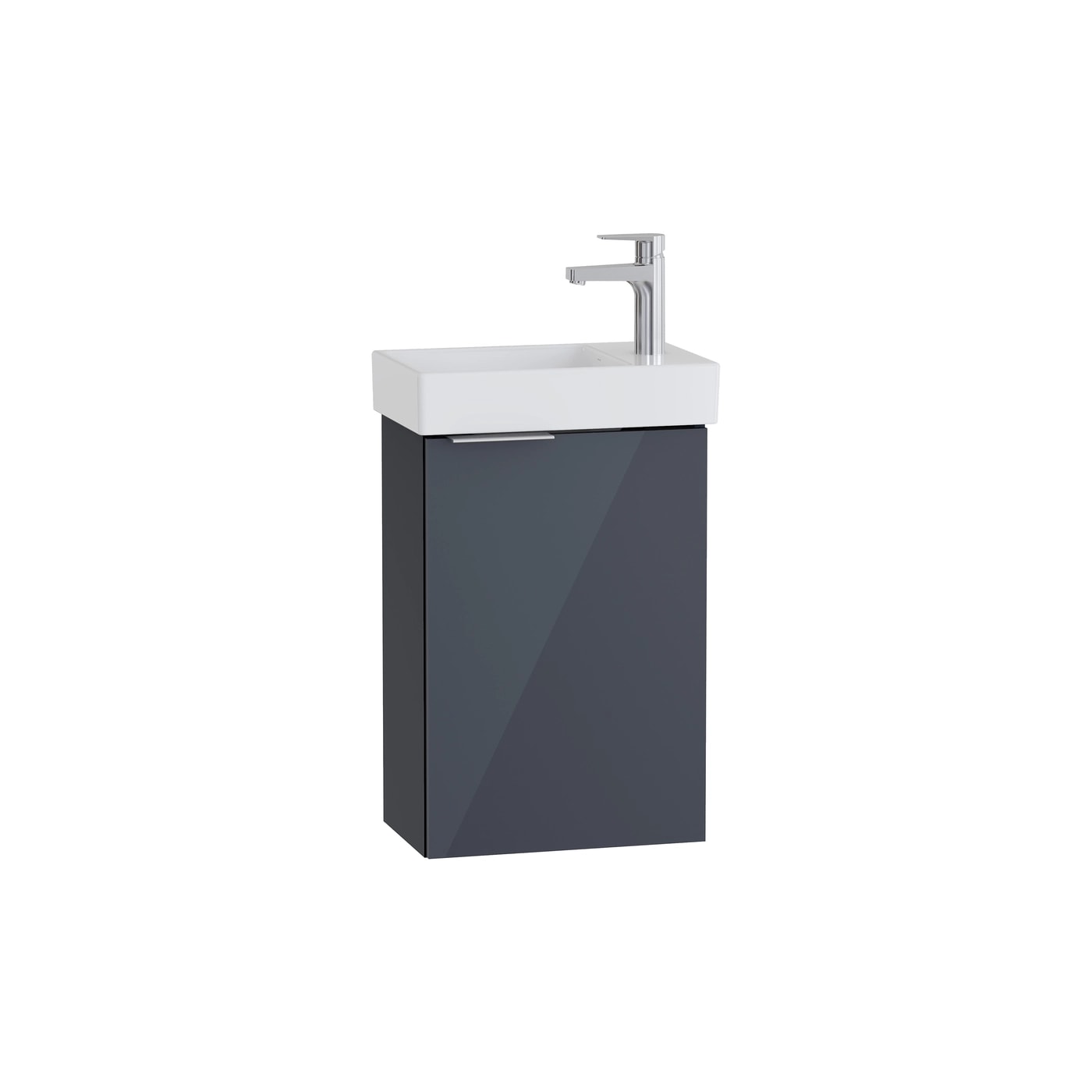 VitrA S20 Square Wall-hung Washbasin Unit – 45cm 80018