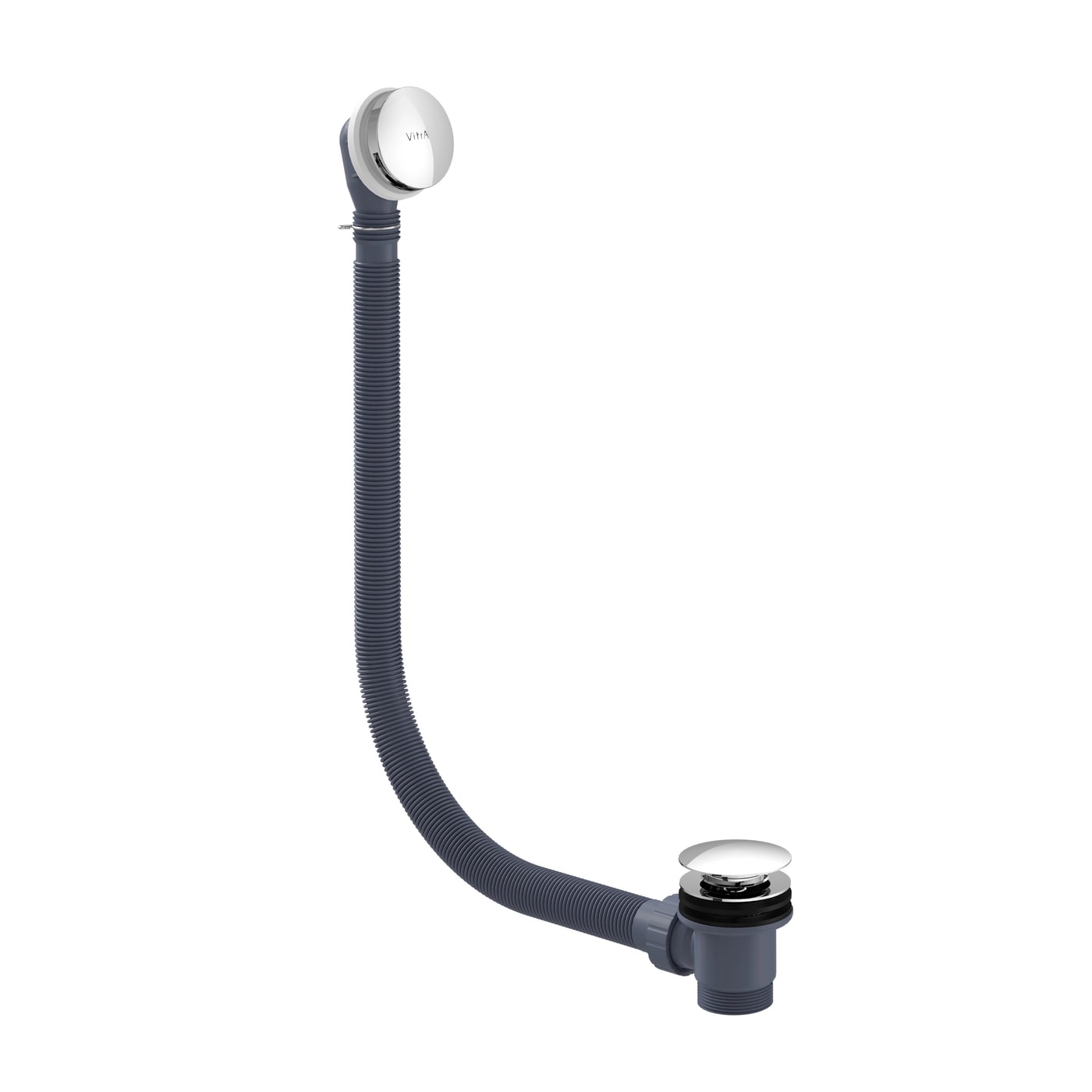VitrA Round click bath waste - Chrome 5704106
