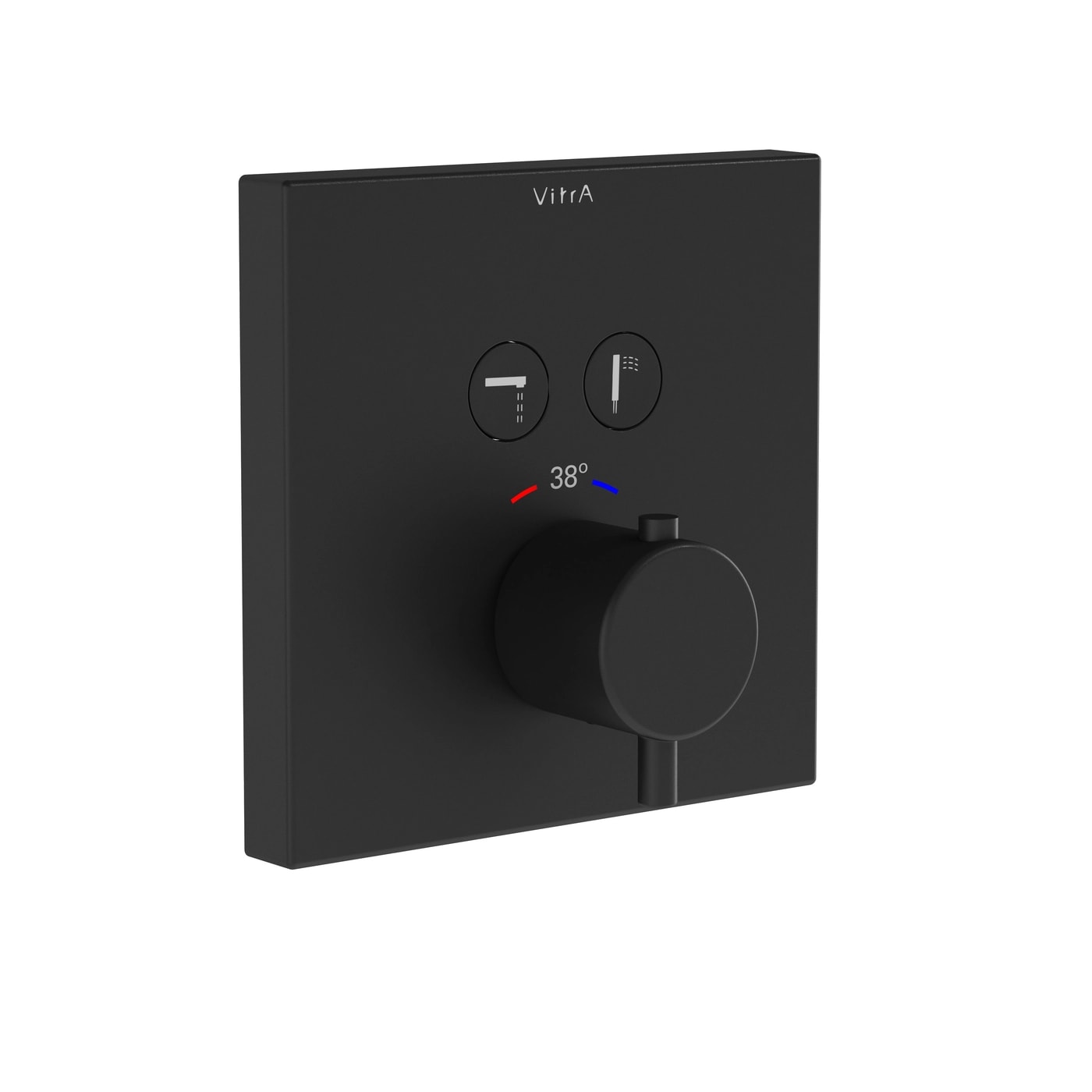 VitrA Aquacontrol Thermostatic Built-in Bath/Shower Mixer - Square A4274636EXP