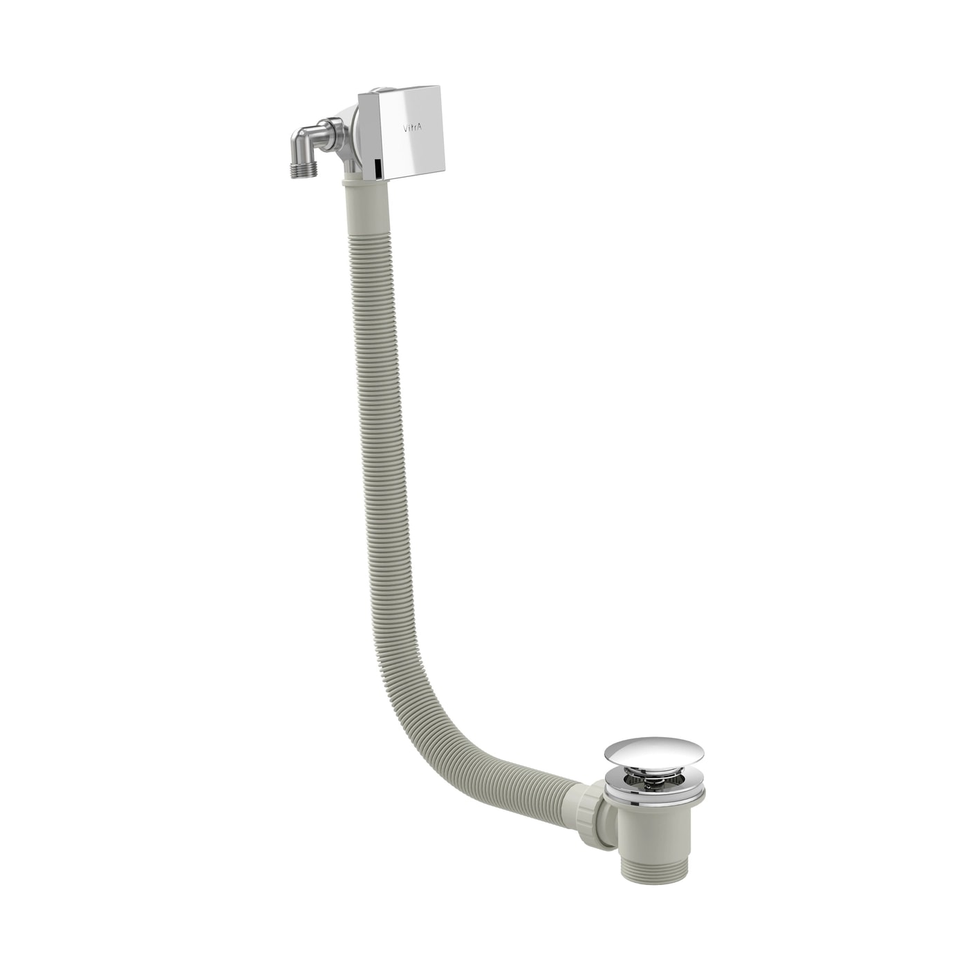 VitrA Square exo bath filler - Chrome 5704103