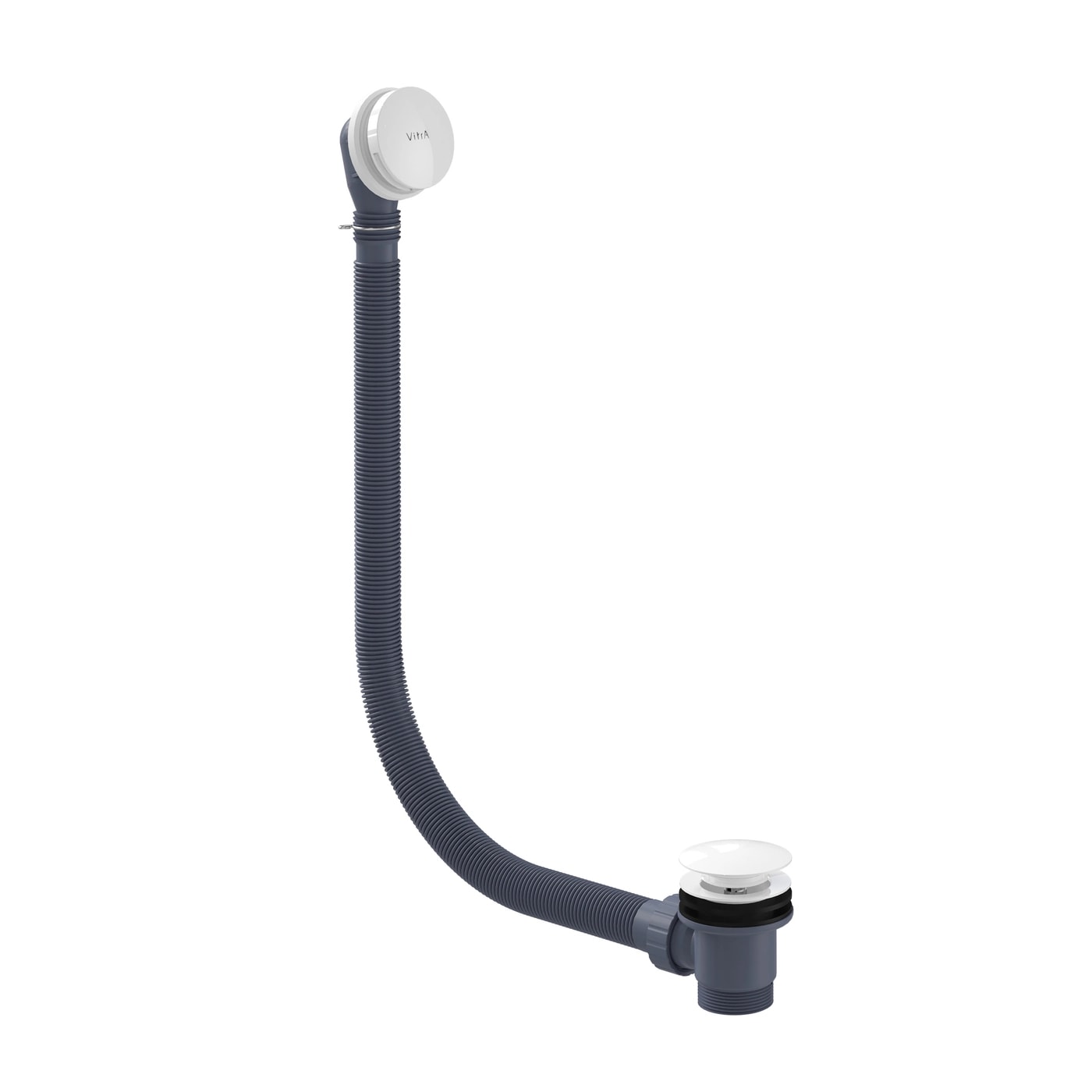 VitrA Round click bath waste - White 5704108