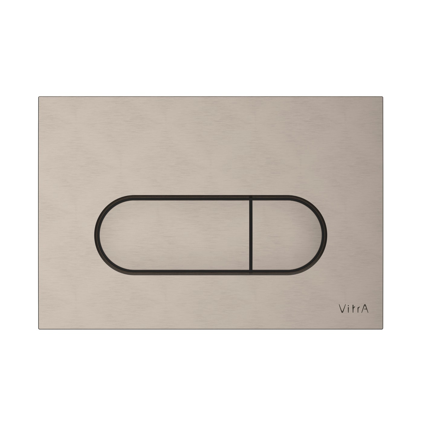VitrA Loop Round Flush Plate - Brushed Nickel 740-2295