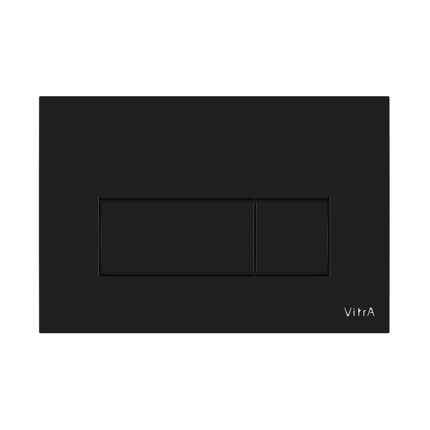 VitrA Loop Square Flush Plate - Glossy Black 740-2350