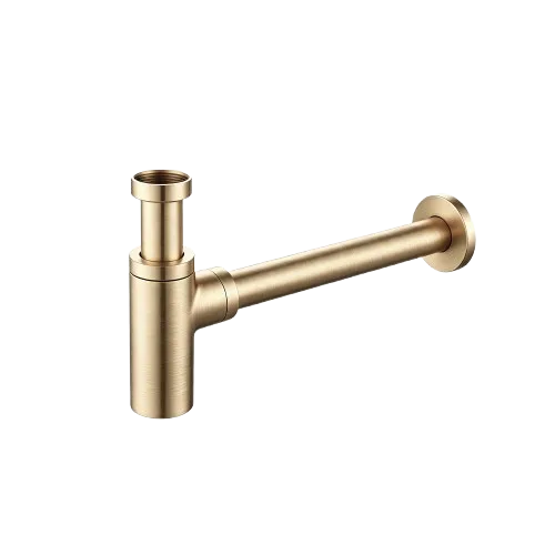 Oceandell Adjustable Brass Bottle Trap ANA-021 in Matte Black