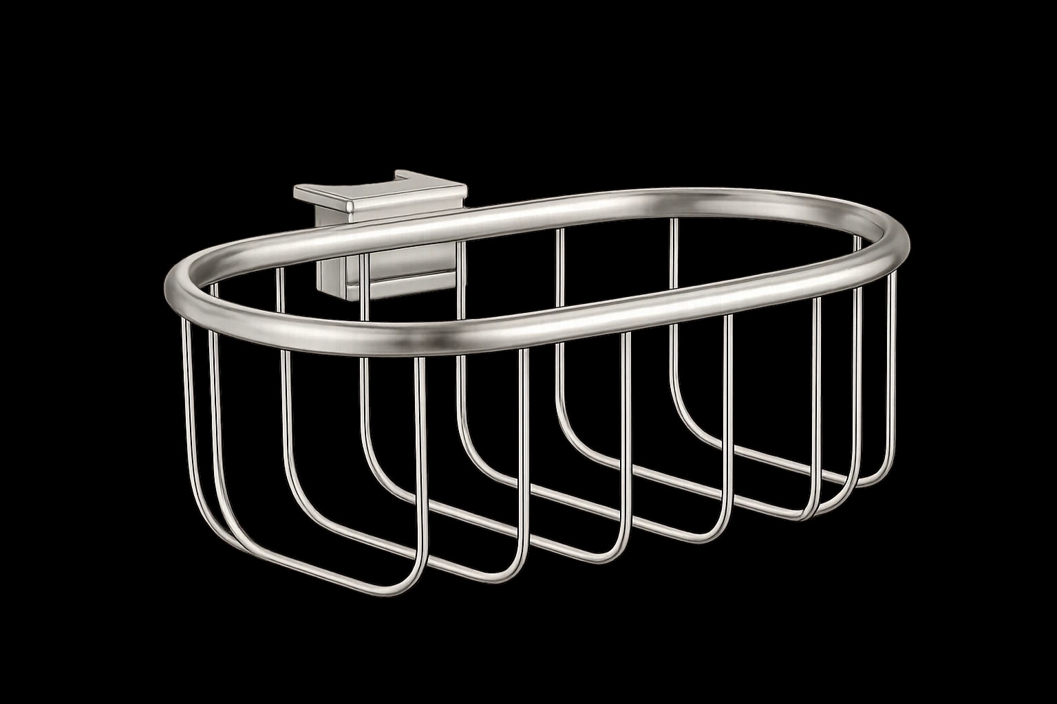 Oceandell Wall-mounted Oval Shower Basket AKW-0002-PGM in Pickaxe Gold Mirror (PGM)