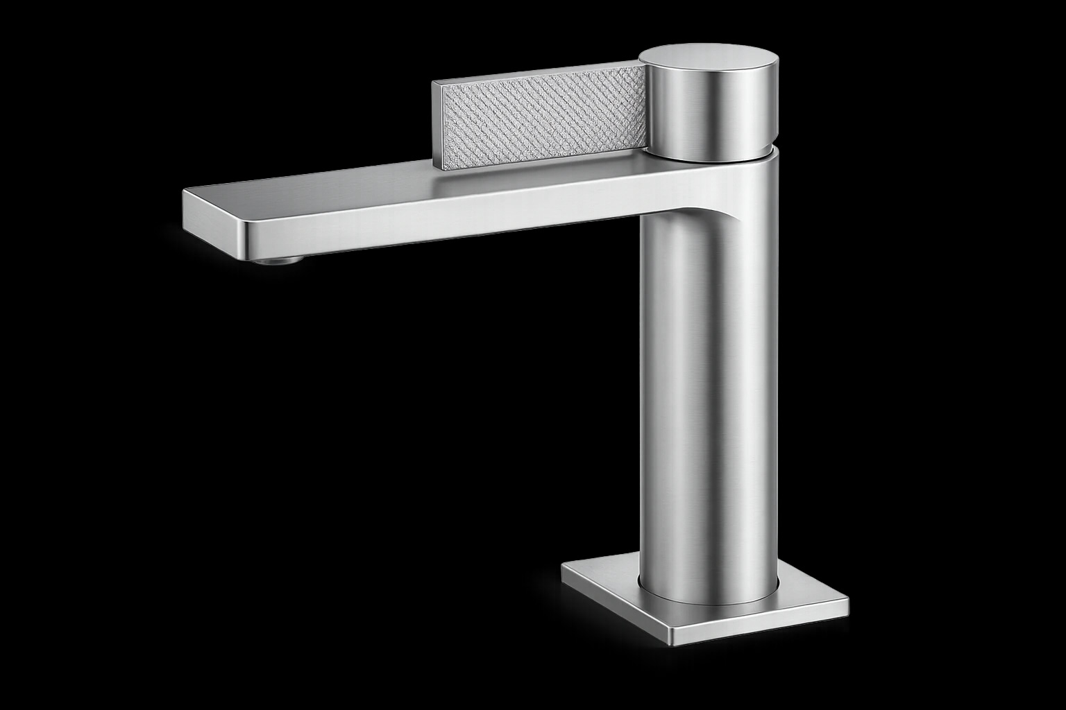 Oceandell Basin Mixer MOA-0003-GB in Glossy Black – Mirror (GB)