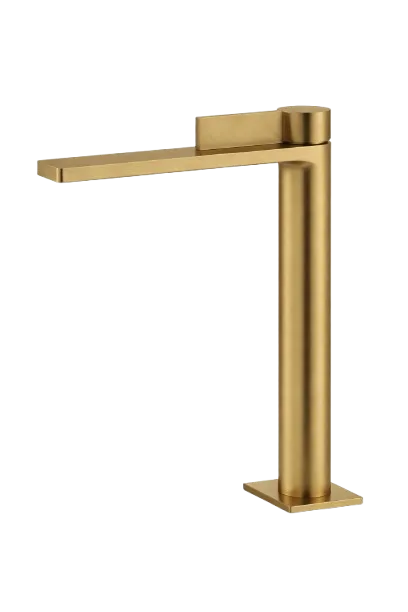 Oceandell Tall Single-Lever Basin Mixer MOT-0002-GB in Glossy Black – Mirror (GB)