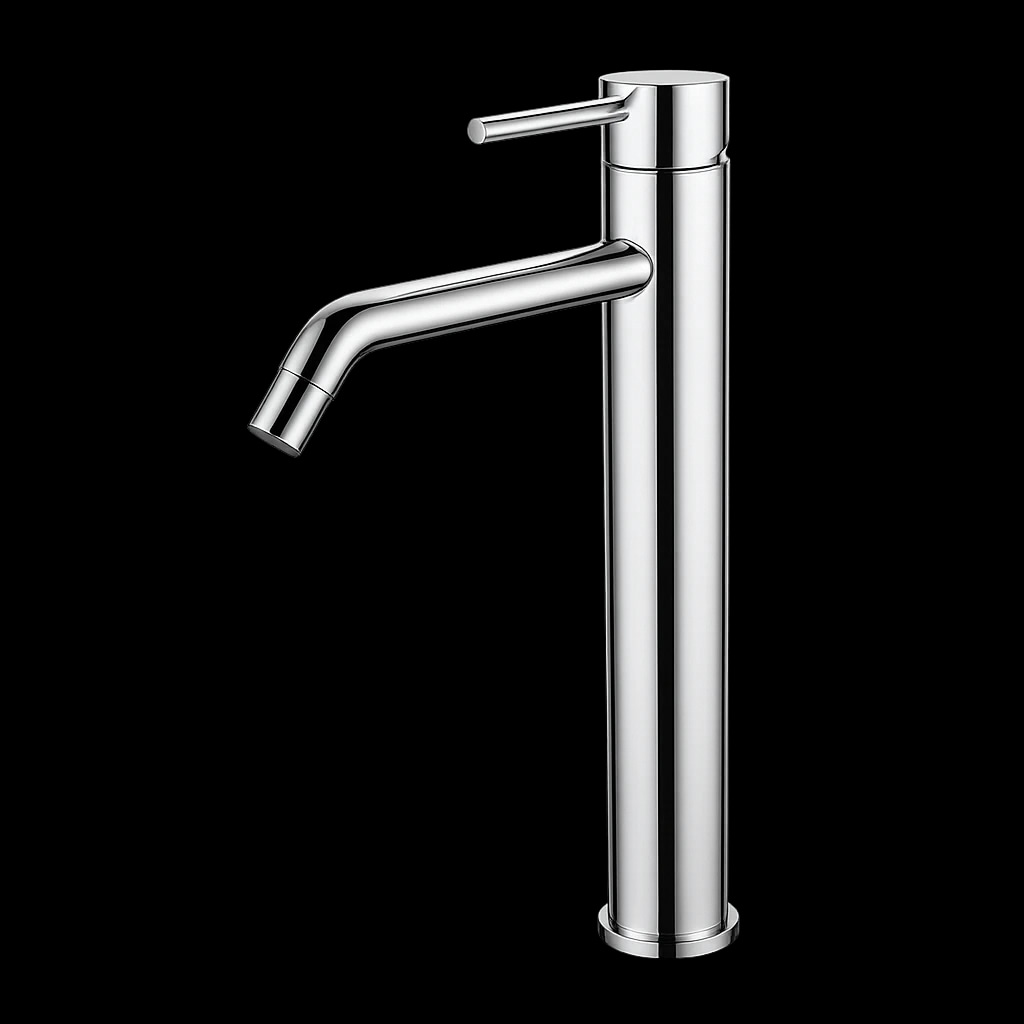 Oceandell Tall Single-Lever Basin Mixer MOT-0102-BV in Vibrant Bronze – Brushed (BV)