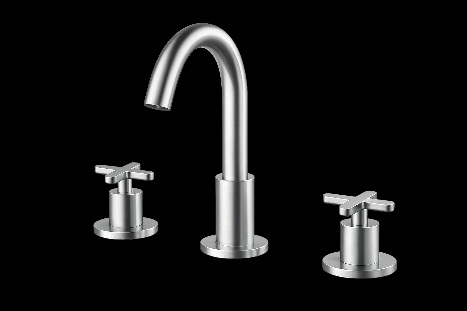 Oceandell Three-Hole Widespread Basin Mixer MHA-0003-BV in Vibrant Bronze – Brushed (BV)