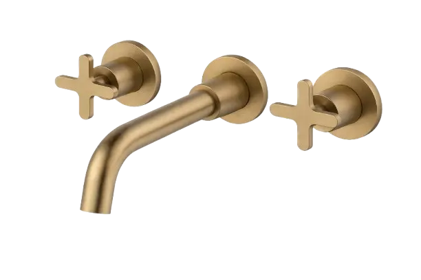 Oceandell Three-Hole Wall-Mounted Basin Mixer MHW-0001