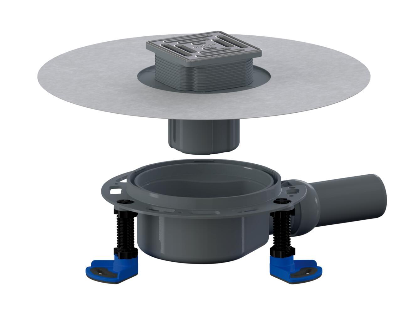 Dallmer Floor drain DallDrain Select, DN 50, 100 x 100 mm 517012 product view