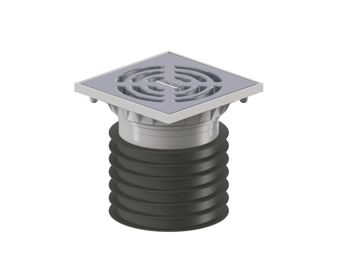 Dallmer Floor drain PRONTO K Alu, DN 100, 120 x 120 mm 700339 product view